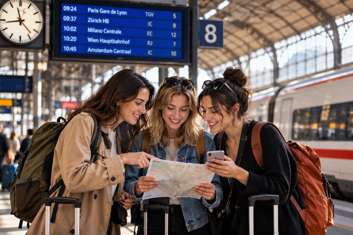Avrupa’da Tren Bileti Nasıl Alınır? Peron, Vagon, Koltuk ve Aktarma Rehberi