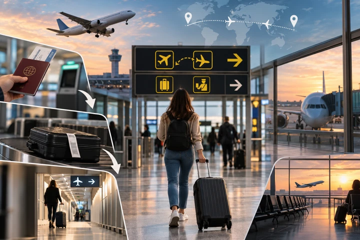 Aktarmalı Uçuş Nedir? Aktarma Nasıl Yapılır, Bagaj Ne Olur, Transit Vize Gerekir mi?