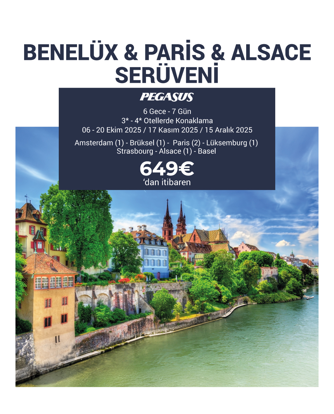 Benelüx & Paris & Alsace Turu